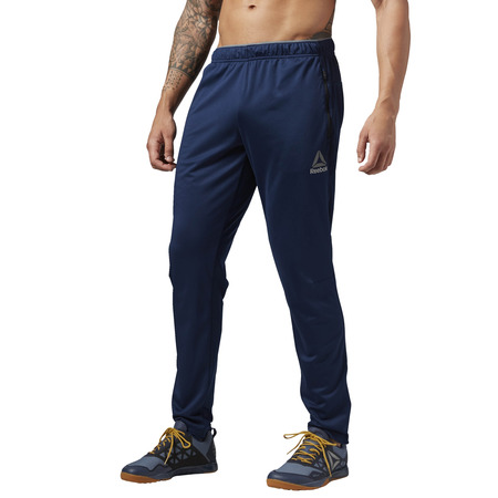 Reebok Workout Ready Stacked Logo Trackster Hose (collegiate navy)