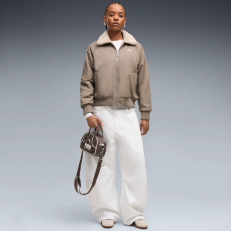 Reversible Blouson High Loft Lining Jacket W "Mouse Gray"