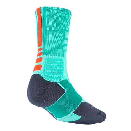 Calcetines Basket LeBron Hyperelite Crew (388/turquesa/hipercarmesí)