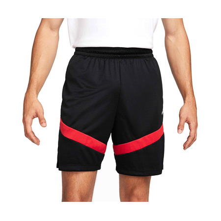 Kurz Nike Icon Dri-FIT Basketball "Black Red"