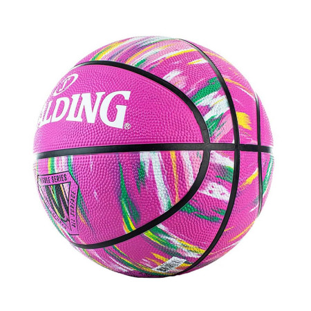 Spalding Marble Pink Sz6 Gummibäckchen (Talla 6)