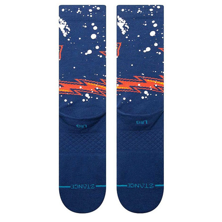Stance Casual NBA Overspray Warriors Crew Socken