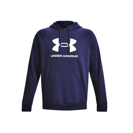 Hoodie UA Rival Fleece Logo "Navy"