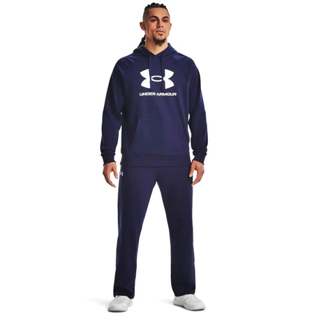 Hoodie UA Rival Fleece Logo "Navy"