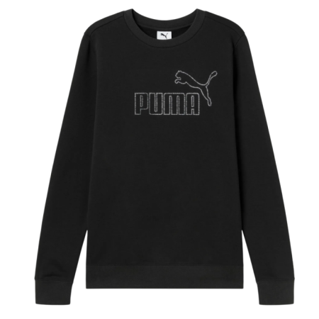 Sudadera Puma ESS Rhinestone CREW "Black"