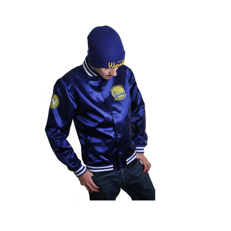 Neu Era Spitze Off Sateen Bomber Golden State Warriors