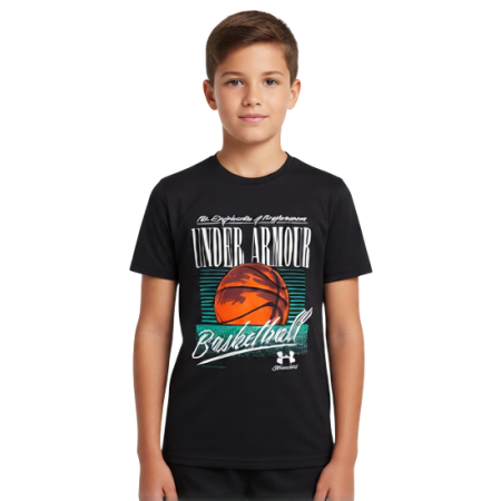 UA Basketball Boy´s T-Shirt "Black"