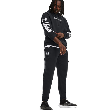 UA Herren Rival Fleece Graphic Hoodie "Black"