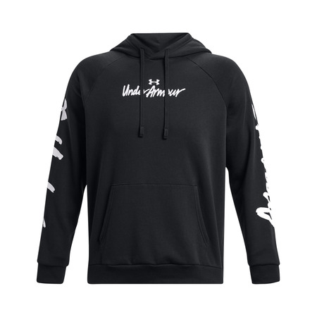 UA Herren Rival Fleece Graphic Hoodie "Black"
