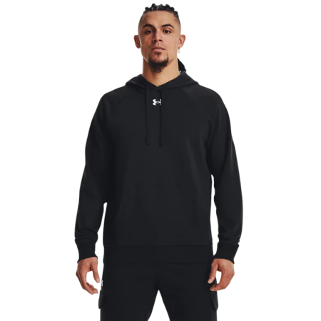 UA Men´s Rival Fleece Hoodie "Black-White"