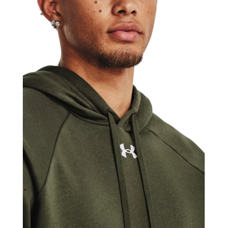 UA Men´s Rival Fleece Hoodie "Marine OD Green-White"