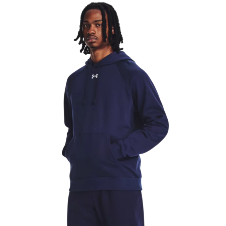 UA Men´s Rival Fleece Hoodie "Midnight Navy-White"