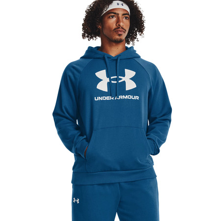 UA Herren Rival Fleece Logo Hoodie "Varsity Blue"
