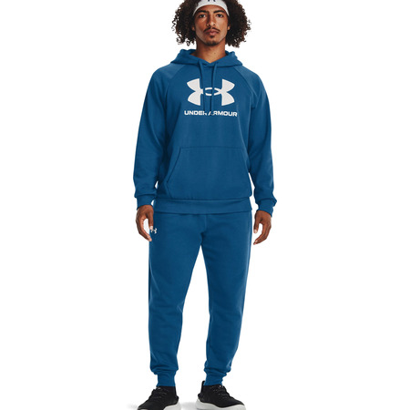 UA Herren Rival Fleece Logo Hoodie "Varsity Blue"