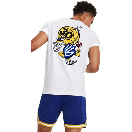 Unter Armour Basketball Curry Dub Goat Tee "White"
