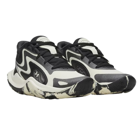 Under Armour GS Jet '25 Jr. "Black Off White"