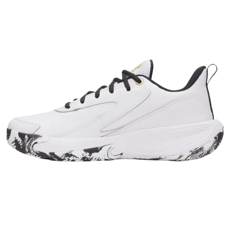 Under Armour GS Lockdown 8 Jr. "White-Black"