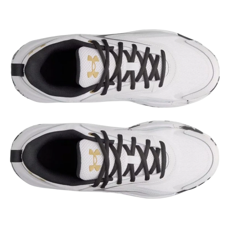 Under Armour GS Lockdown 8 Jr. "White-Black"