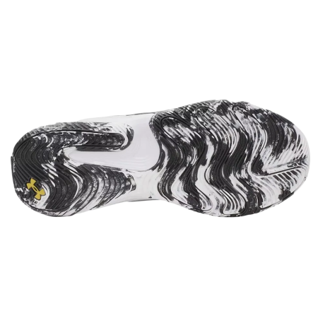 Under Armour GS Lockdown 8 Jr. "White-Black"