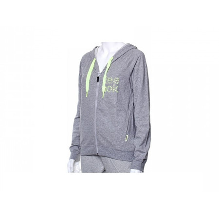 Reebok Sudadera Full Zip (Gris)