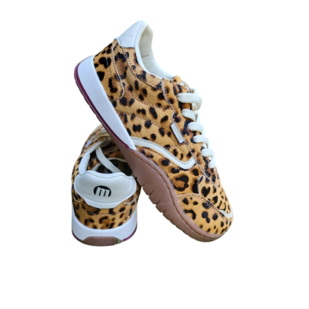 Zapatillas Mustang Fur Leather  "Leopardo"