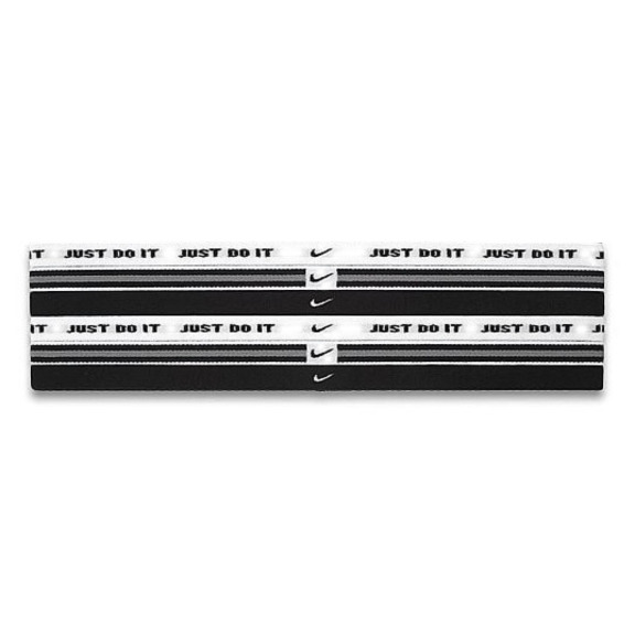 Nike Wide Sportbänder Sortiment 6PK (blanco/negro/gris)