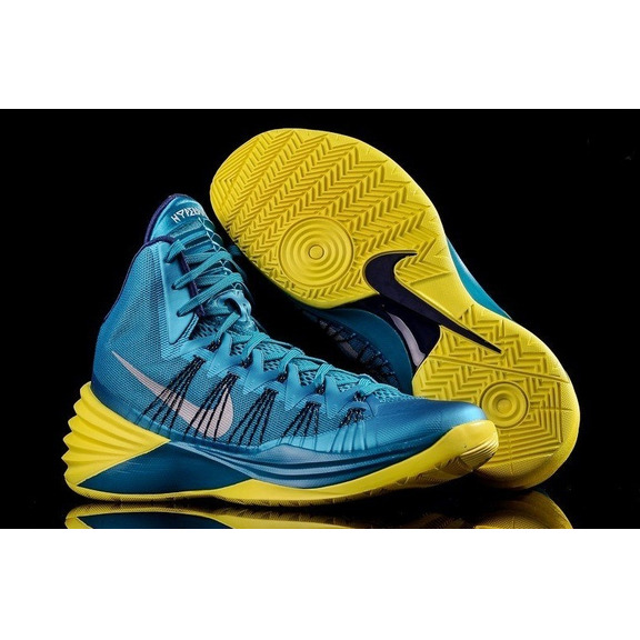 Nike Hyperdunk 2013 "Tropical Teal" (300/turquesa/amarillo)
