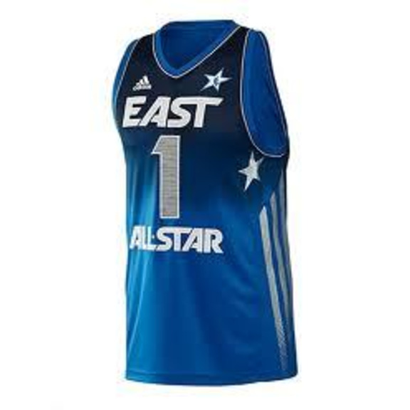 Adidas Camiseta Derrick Rose All Star East (blau/silber)