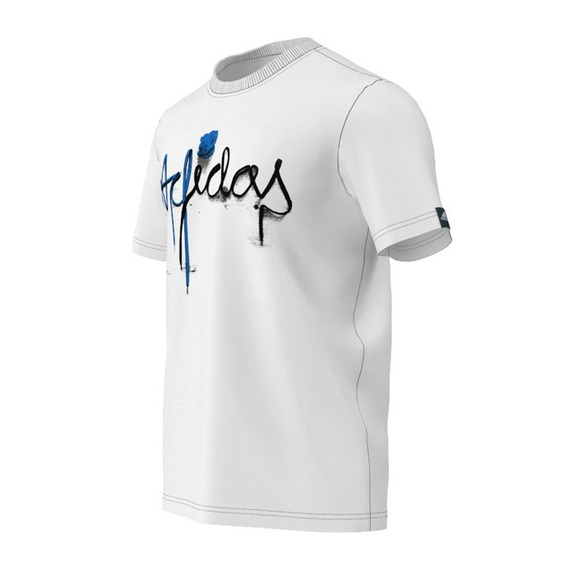 Adidas T-Shirt Adi Laces (weiß)