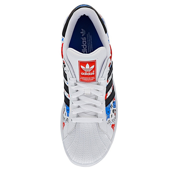 Adidas Superstar 2J Graph Niñ@ (blanco/blagro)