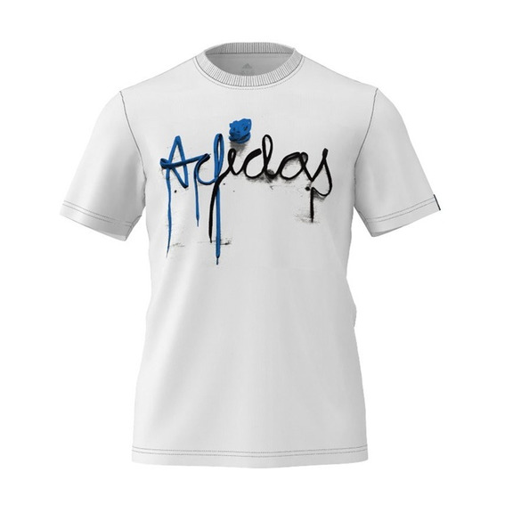 Adidas T-Shirt Adi Laces (weiß)
