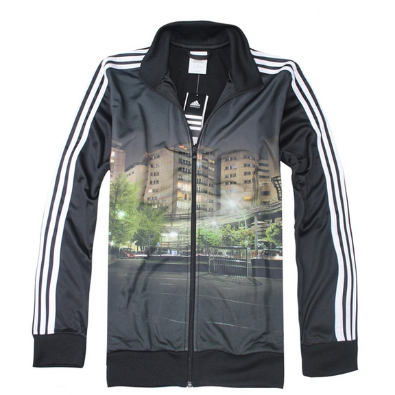 Adidas Chaqueta Hidden Court TT (schwarz)