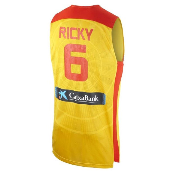 Camiseta Selección España Ricky Rubio (740/gelb/rot)