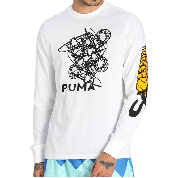 Puma 4TH Quarter LS Tee "Weiß"