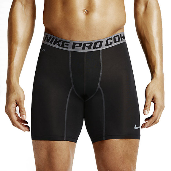 Nike Short 2.0 Compression 6\\'\' (010/negro/gris)