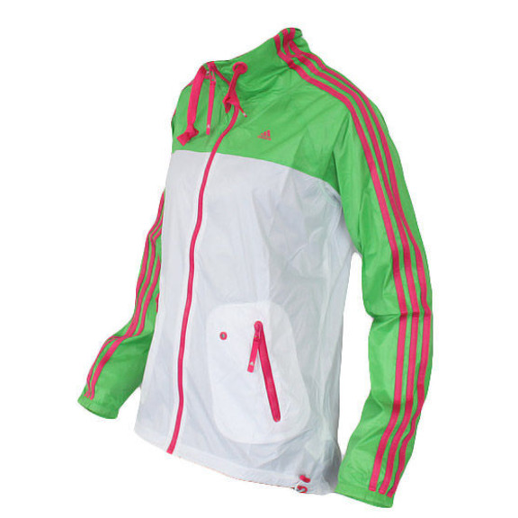 Adidas Reload Windbreaker Q2 Jacke (weiß/grün/rot)