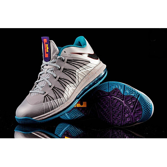 Nike Air Max Lebron X Low "Hornets" (002/gris/azul/purple)