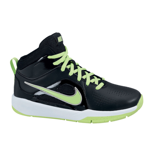 Nike Team Hustle D 6 (GS) (002/Negro/Lima/Blanco)