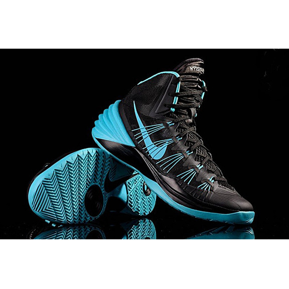 Nike Hyperdunk 2013 "Gamma Blue" (004 / negro / celestial laze)