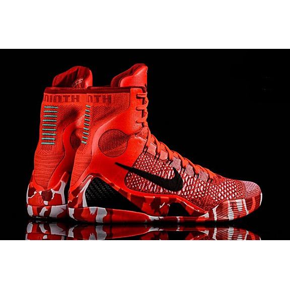 Kobe 9 Elite "Weihnachten" (600/Brightcrimson/negro/blanco)