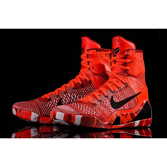 Kobe 9 Elite "Weihnachten" (600/Brightcrimson/negro/blanco)