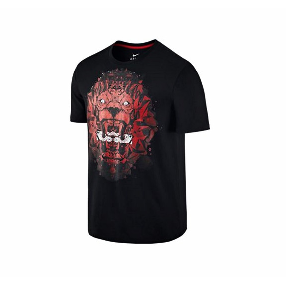 Lebron Lion T-Shirt (010/schwarz/rot)
