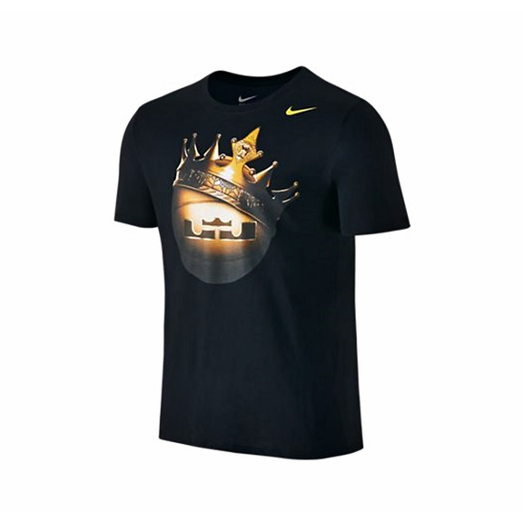 Camiseta Lebron Crown Ball (010/negro/oro)