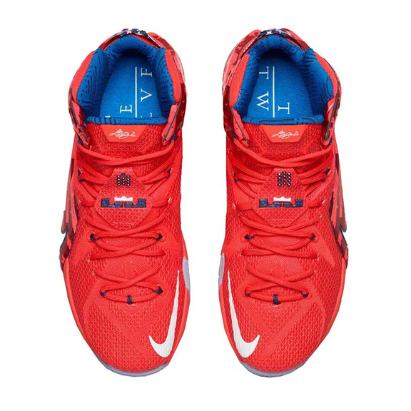 Lebron XII "USA" (616/lt crimson/blanco/bright crimson)