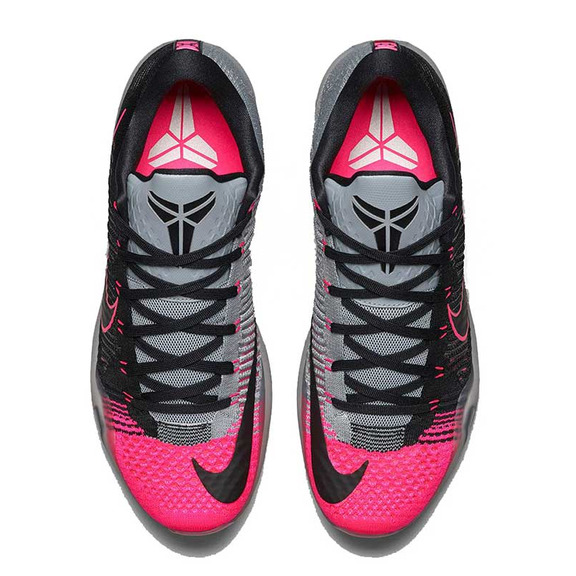 Kobe X Elite Low "Mambacurial" (010/schwarz/wolfgrau/pink-Fisch)