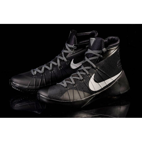 Nike Hyperdunk 2015 GS "SilverNight"(001/negro/gris metalic)