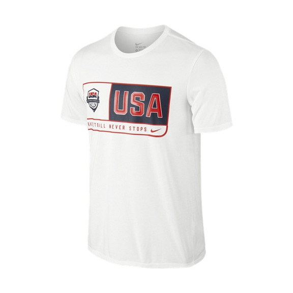 Nike Camiseta USAB "Río 16" (100/weiß)