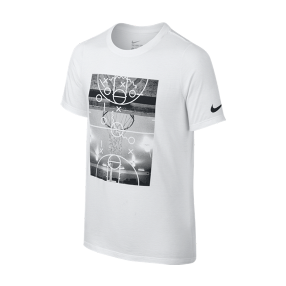 Nike Camiseta Niñ@ Kleid zu spielen (100/blanco/negro)