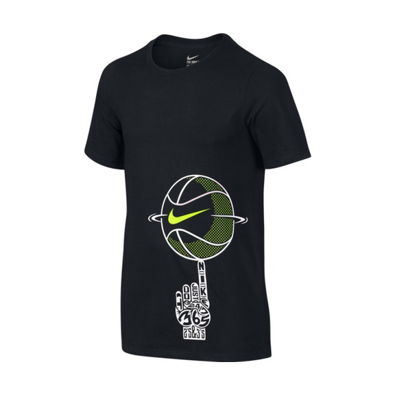 Nike Camiseta Niñ@ Spinning Ball (010/schwarz)