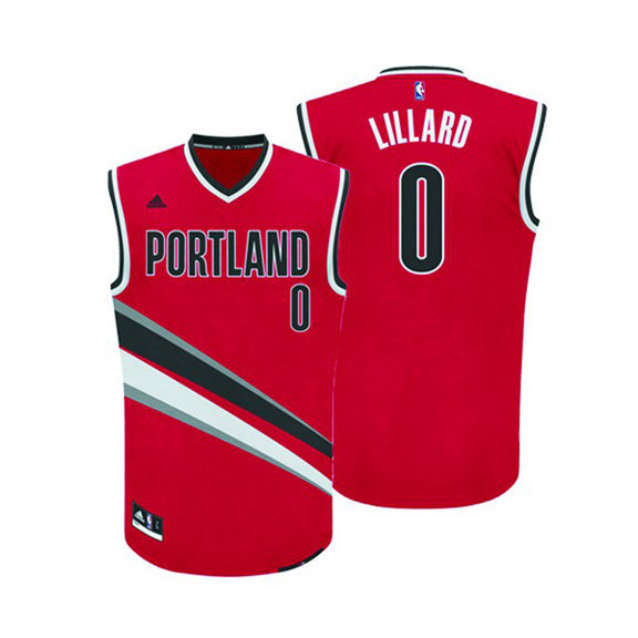 Adidas Camiseta Réplica Damian Lillard #0# Blazers